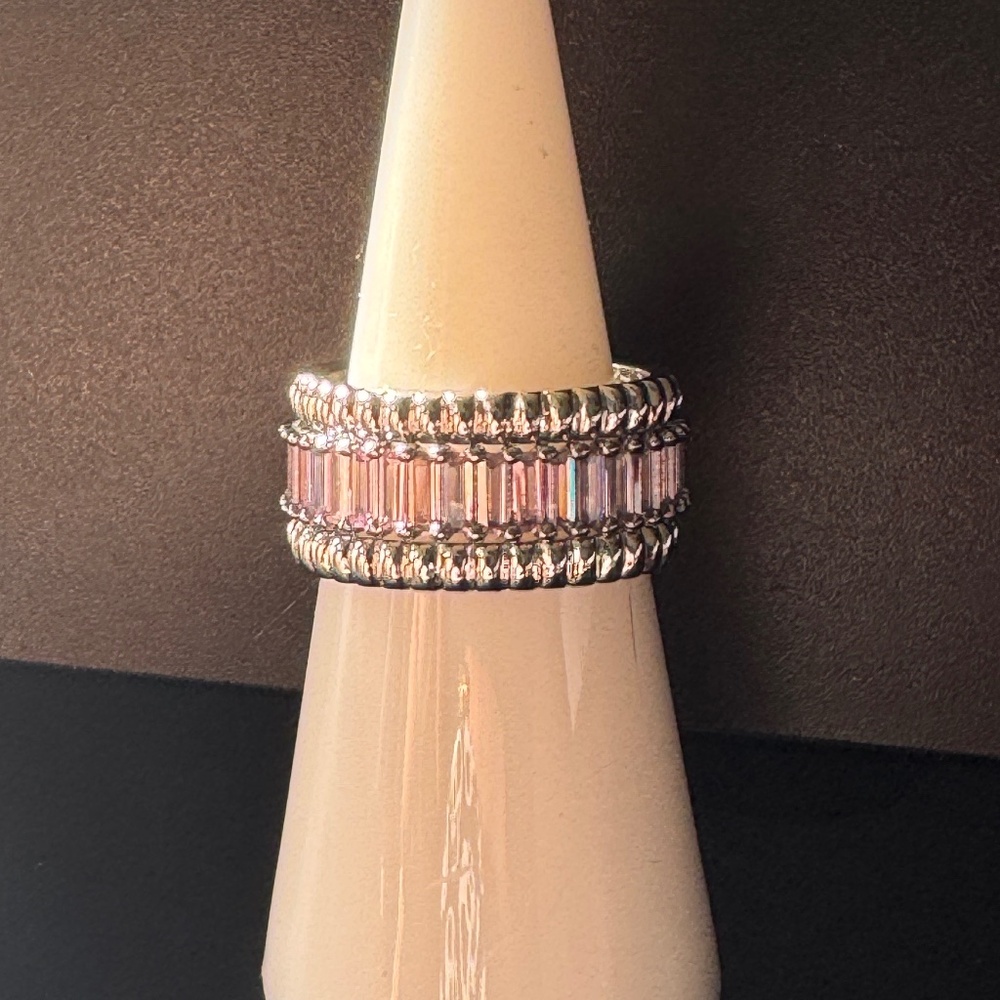 Bomb Party  RBP8120 Built On Success 2024 Luxe Bands Rose Quartz Size 7